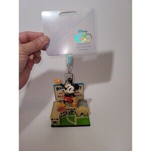 Disney Parks 100th Anniversary Mickey Silly Symphony Christmas Ornament